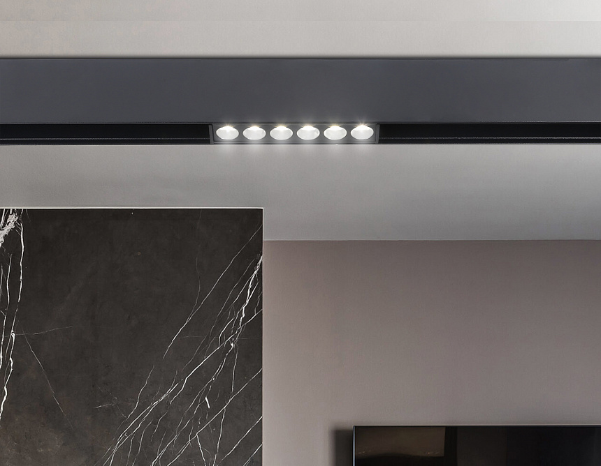 GL4019 BK черный IP20 6W 4200K 48V 24° 115*22*45