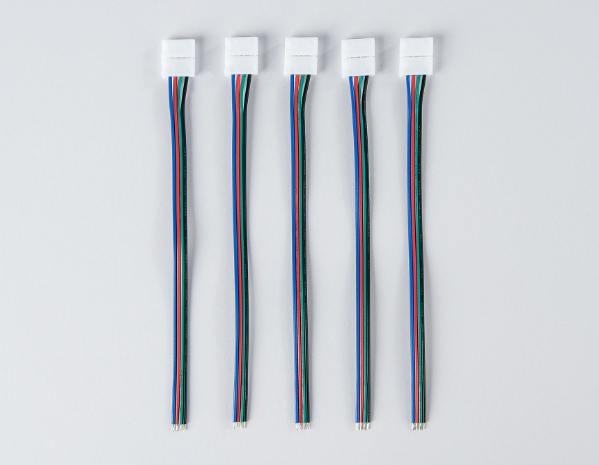 GS7251 Соединитель гибкий односторонний 5050 12/24V (4 конт.) (5шт)