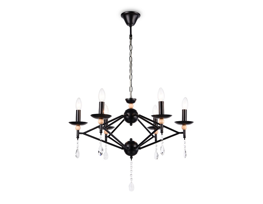 TR9597/6 BK черный E14/6 max 40W D660*880