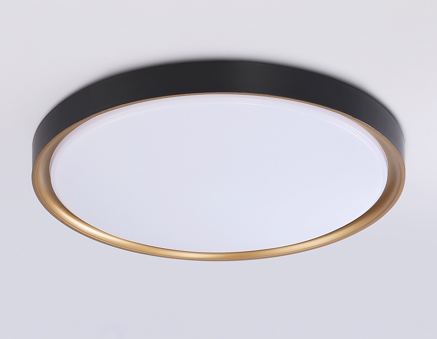 FZ1249 BK/GD черный/золото IP54 45W 5000K D480*60 (Без ПДУ)