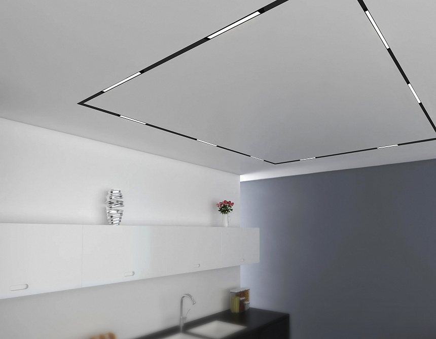 GL1282 BK черный IP20 18W 3000K-6400K 220V 120° 452*25*42 (Без ПДУ)