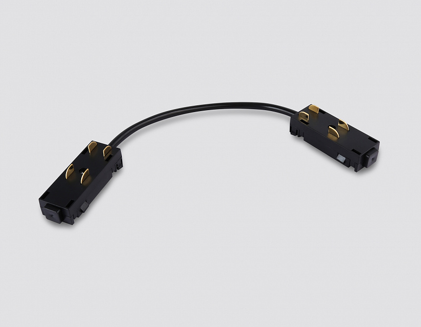 GL1110 BK черный коннектор питания гибкий для шинопровода Magnetic 220V 250*28.5*18