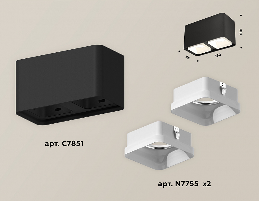 XS7851021 SBK/FR черный песок/белый матовый MR16 GU5.3 (C7851, N7755) XS7851021 SBK/FR черный песок/белый матовый MR16 GU5.3 (C7851, N7755)
