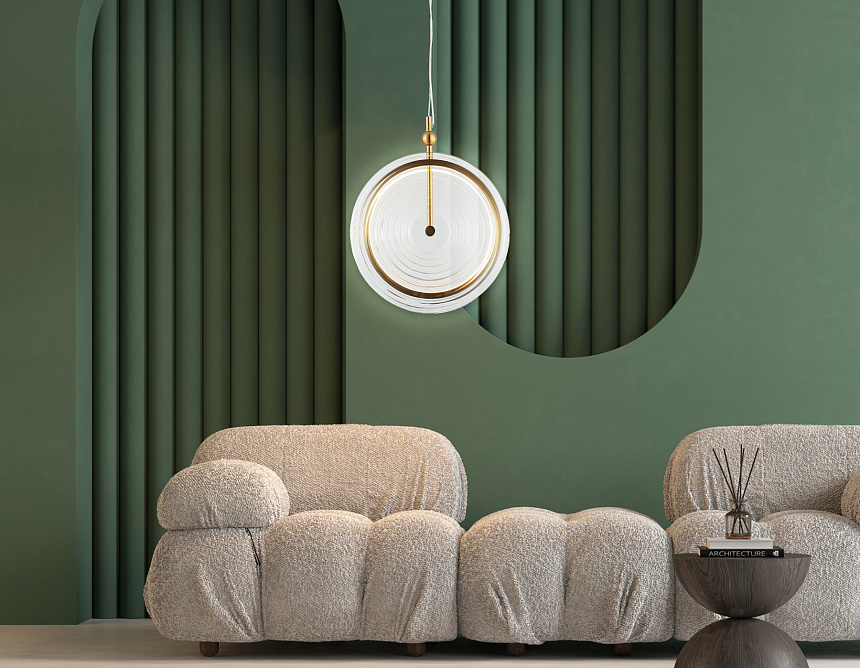 LH31123 BS/CL латунь/прозрачный 12W 3000K 300*60*1900