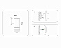 ST3819 BK/CL черный/прозрачный IP54 GU10 max 35W 187*90*160
