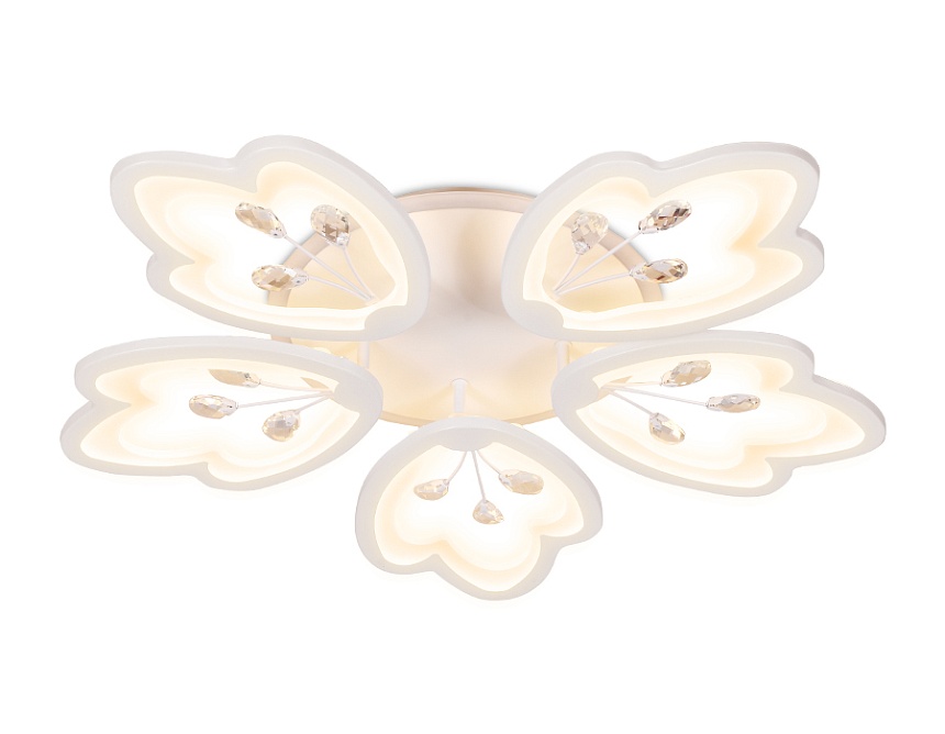FA510/5 WH белый 140W+28W D660*95 (ПДУ РАДИО 2.4) FA510/5 WH белый 140W+28W D660*95 (ПДУ РАДИО 2.4)