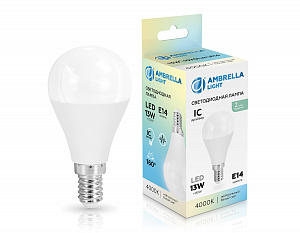 451314 LED P45 13W IC E14 4000K 175-265V