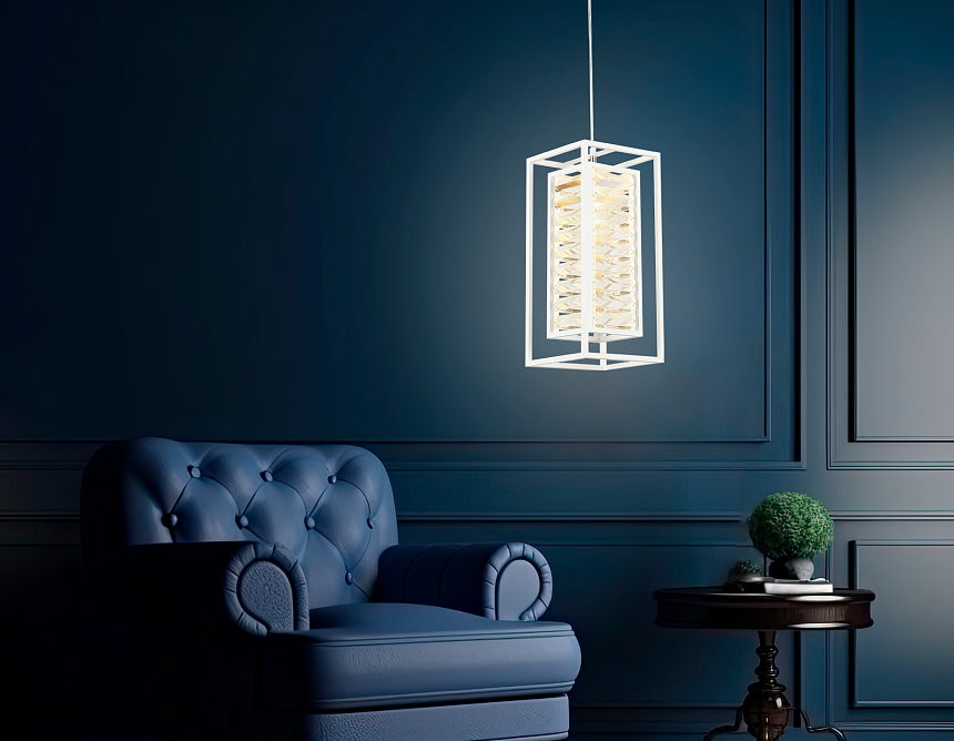 TR5042 WH/CL белый/прозрачный E14/1 max 40W 180*180*760