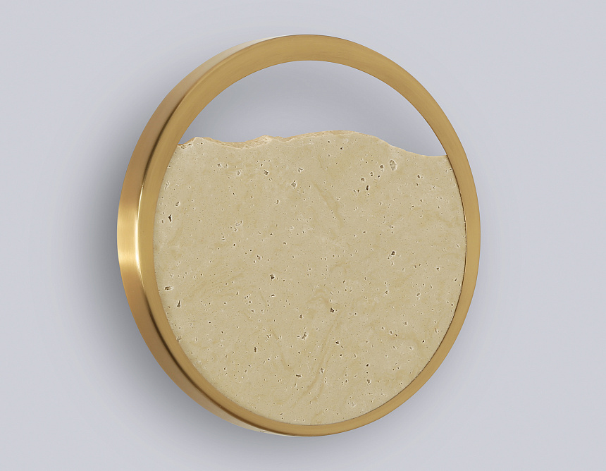 LH53606 BS/BG латунь/бежевый 9W 3000K D250*55