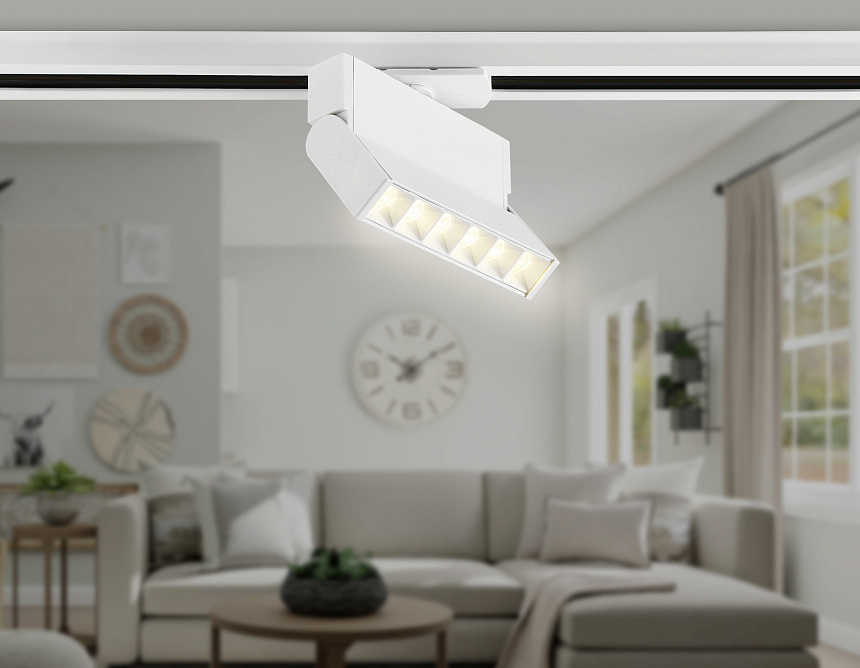 GL6811 WH белый LED 6W 3000K 24° 115*22*87