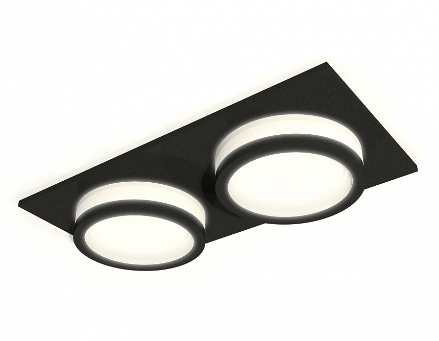 XC6526060 SBK/FR черный песок/белый матовый MR16 GU5.3 (C6526, N6221)