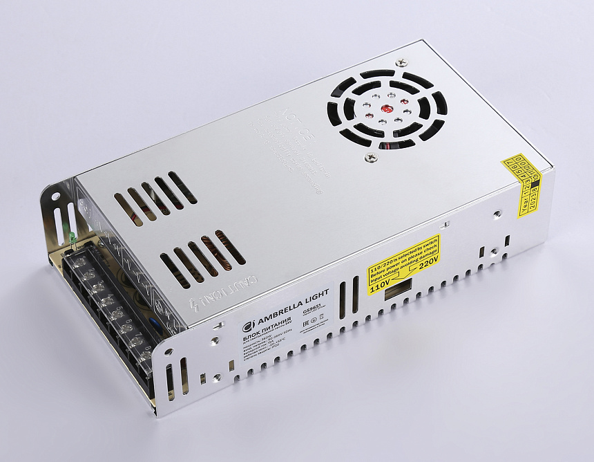 GS9651 блок питания 24V 360W 15A IP20 90-260V 215*115*50