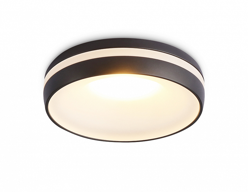 TN3322 SBK/FR черный песок/белый матовый GU5.3 D95*45