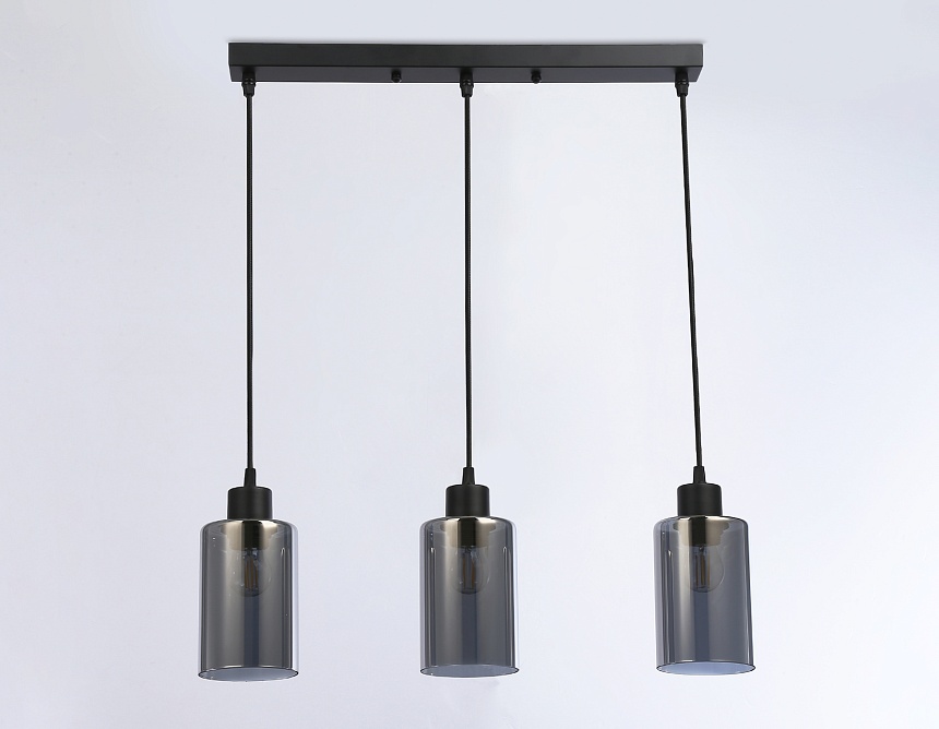 TR3698/3 BK/SM черный/дымчатый E27*3 max 40W 560*100*1040