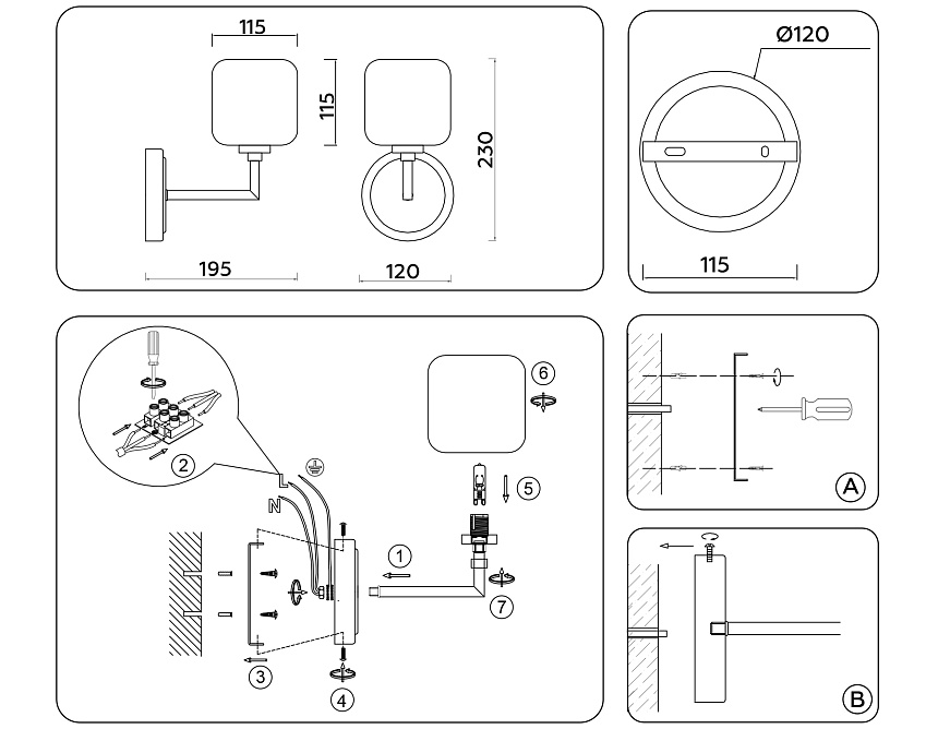 LH53021 BS/FR латунь/белый матовый G9 max 40W 195*120*230 LH53021 BS/FR латунь/белый матовый G9 max 40W 195*120*230