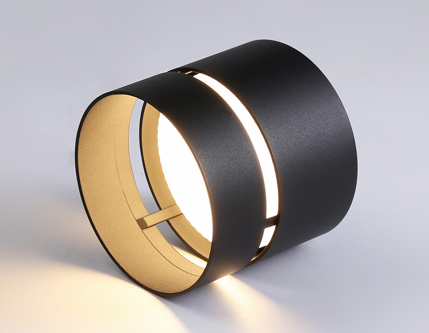 TN71052 BK черный GX53 max 12W D85*75