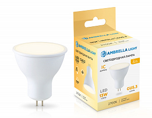 161303 Лампочка LED MR16 13W IC GU5.3 2700K 175-265V