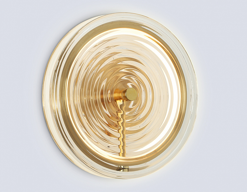 LH31112 BS/CL латунь/прозрачный 9W 3000K D250*90