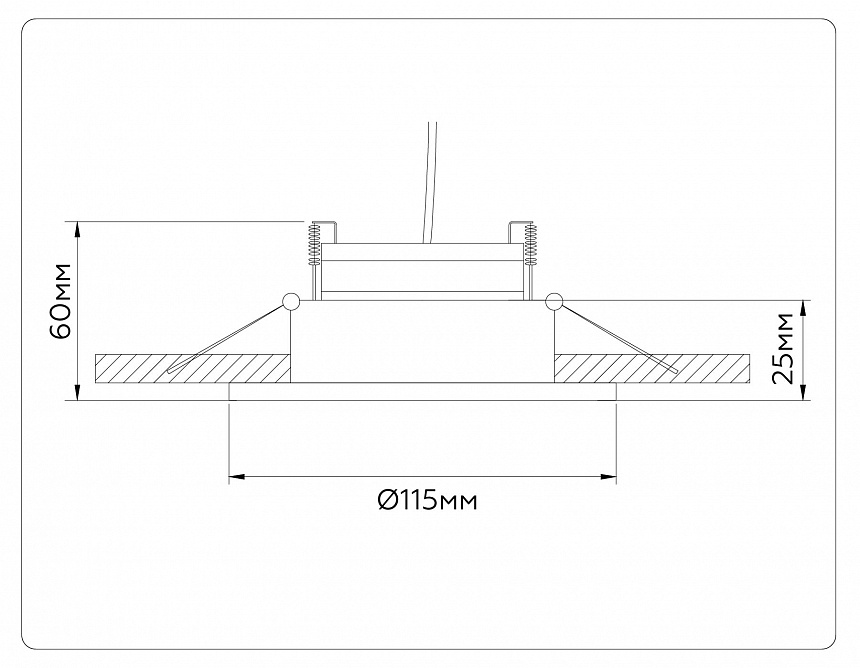 TN52333 SBK черный песок GX53 max 12W D115*25