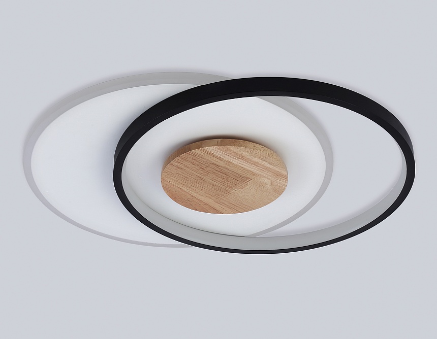 FL4789 WH/BK/WD белый/черный/дерево 54W 3000-6000K 460*365*45 (без ПДУ)