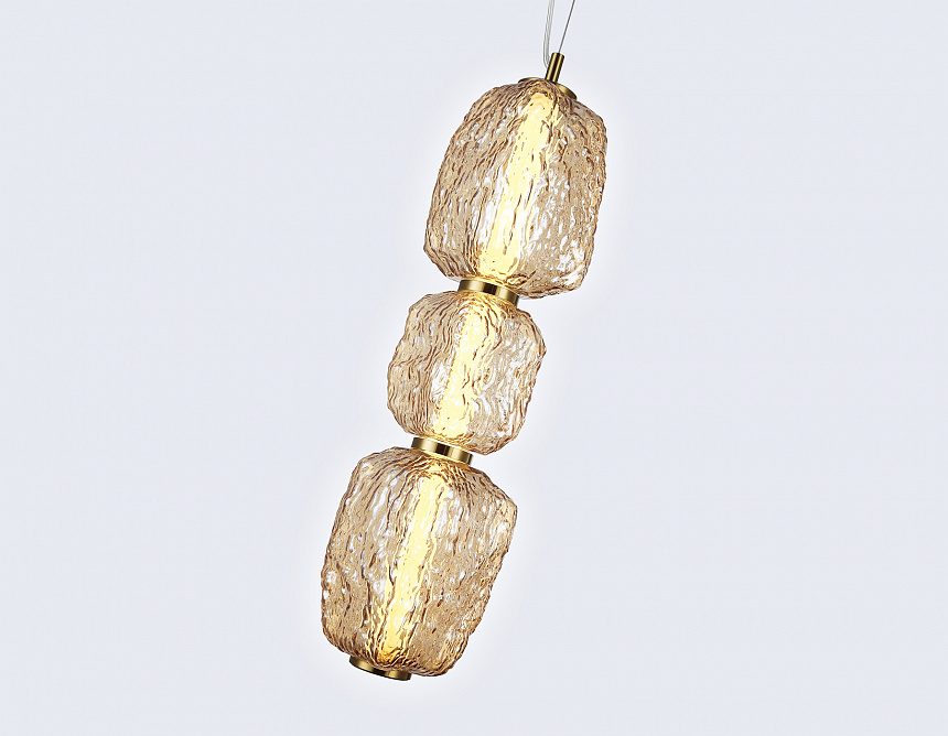 LH30102 SB/TI бронза/янтарь 23W 3000K 140*140*1760