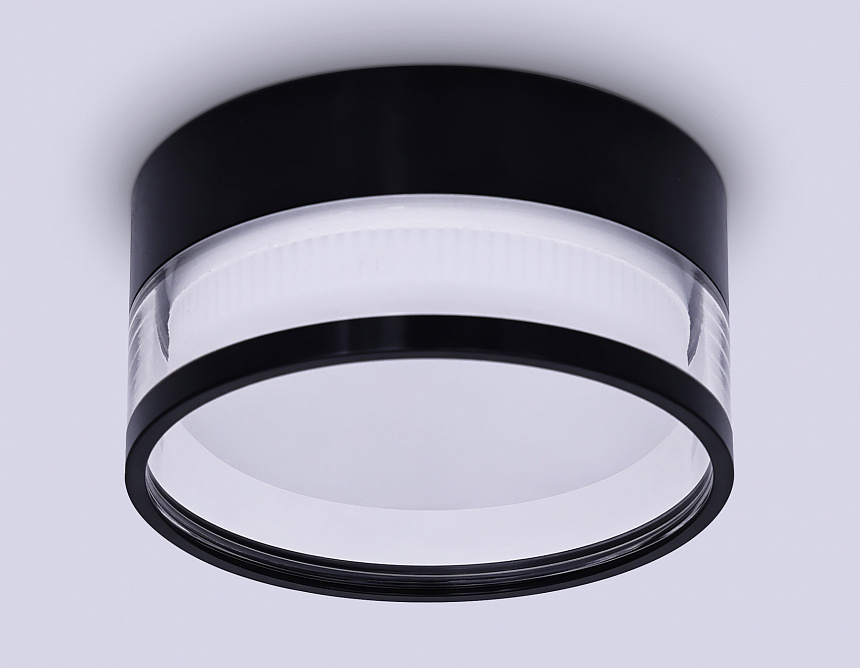 TN5506 SBK/CL черный песок/прозрачный GX53 D85*43