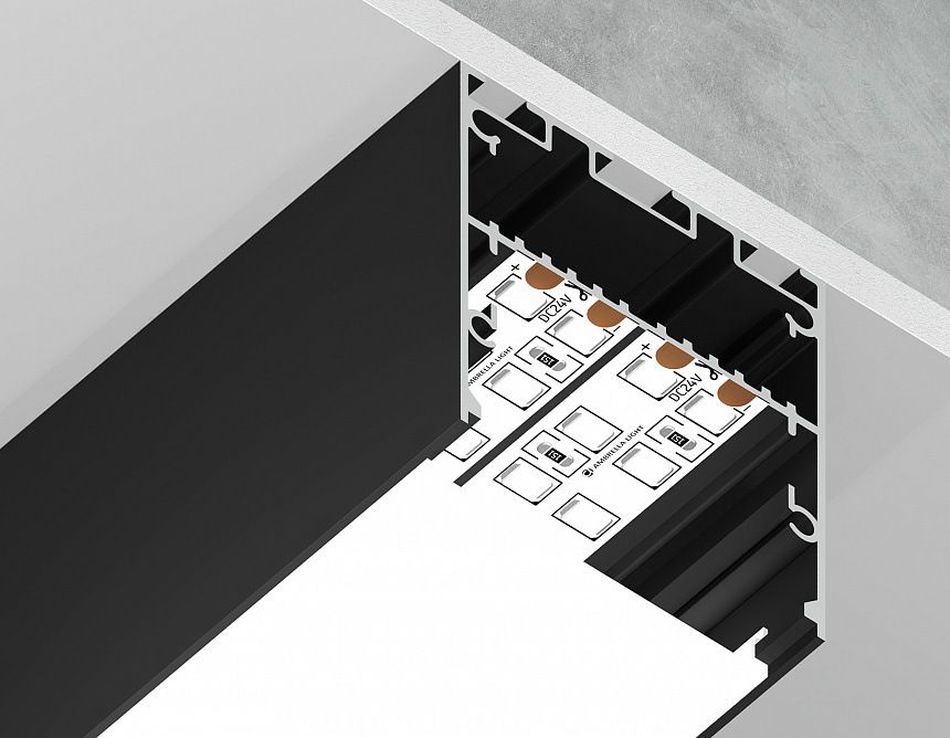GP3050BK черный 2000*42*45