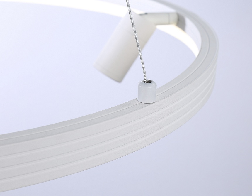 FL5281/1+3 WH белый 50W 3000K/4200K/6400K+4200K D500*1200 (ПДУ ИК)