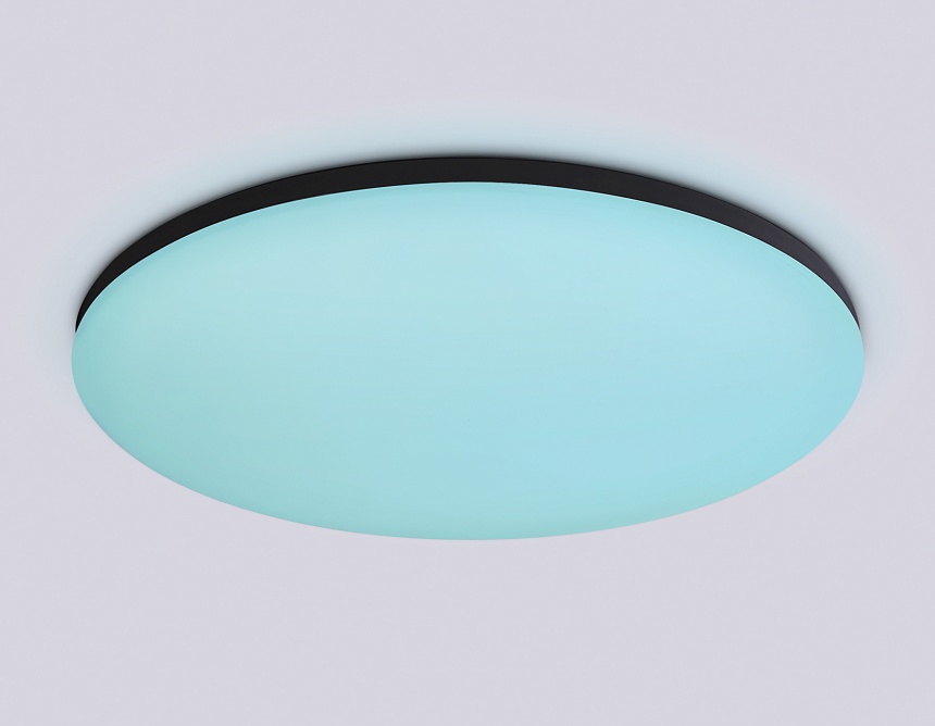 FZ2005 BK черный IP54 25W 3000K-6500K+RGB Wi-Fi Алиса/Tuya/Smart Home/Alexa D370*55 (ПДУ ИК)