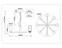 LH11109/8 WH/FR белый/белый матовый 28W 3000K D720*280