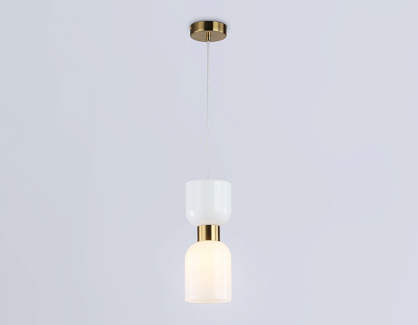 LH56091 BS/FR латунь/белый матовый E14 max 60W D120*1500