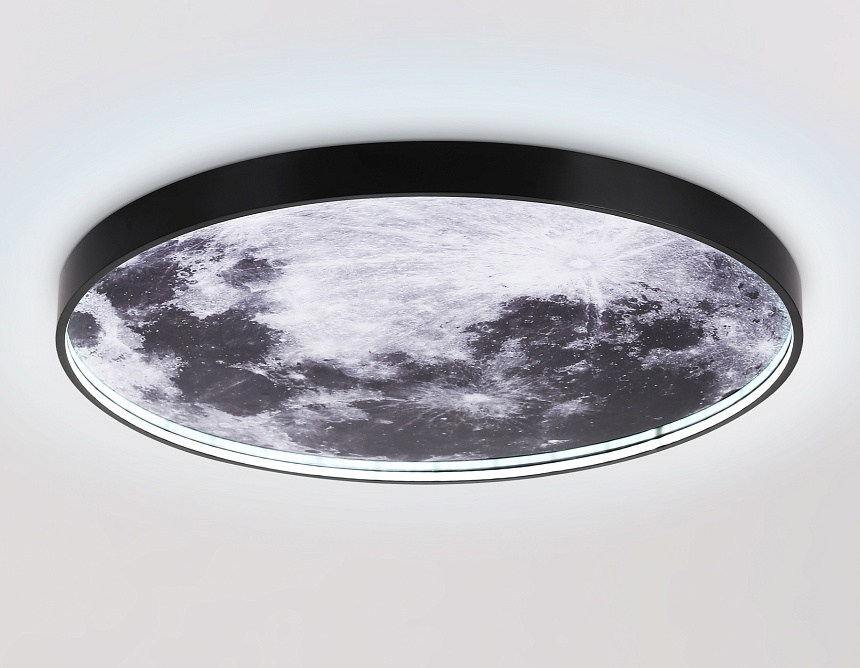 FW11114 BK черный 38W LED 3000-6400K D600*38 FW11114 BK черный 38W LED 3000-6400K D600*38