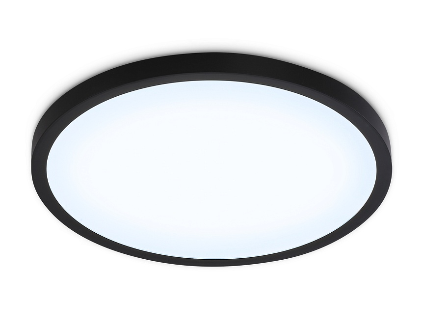 FZ1957 BK черный IP54 26W 5000K D370*15 (Без ПДУ)