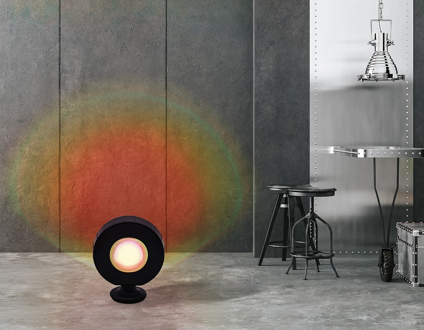 DE8383 BK черный LED RGB 3W (ПДУ RGB)