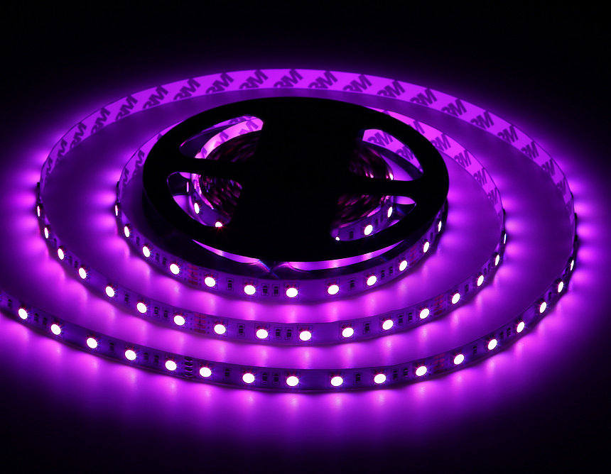 GS4302 5050 60Led/ 14.4W m/ 24V IP20 RGB/ 5000*10*1.87mm (4 конт.) GS4302 5050 60Led/ 14.4W m/ 24V IP20 RGB/ 5000*10*1.87mm (4 конт.)