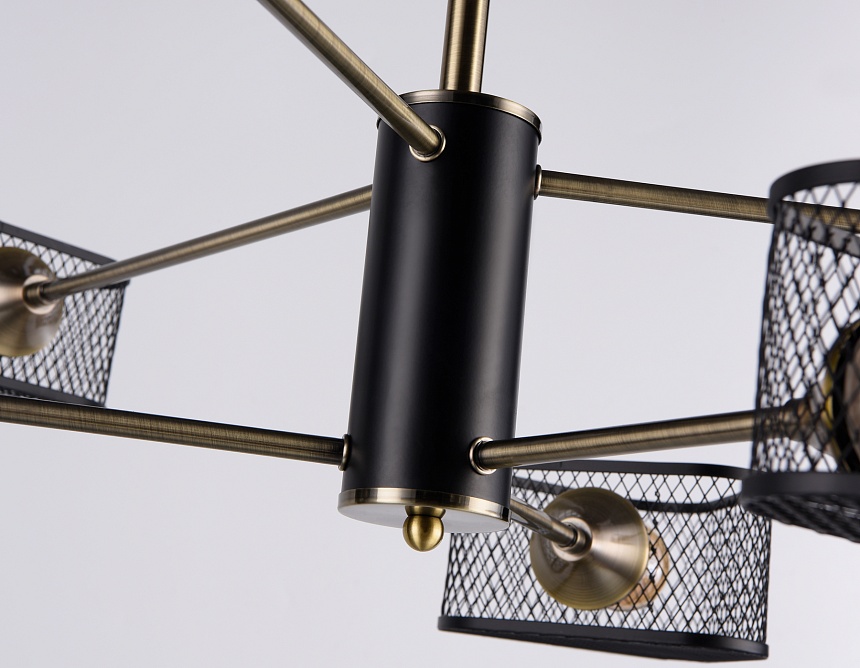 TR80172/6 SB/BK бронза/черный E27/6 max 40W D950*375