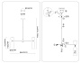 LH53325/5 BS/WH латунь/белый G9*5 max 25W D600*750