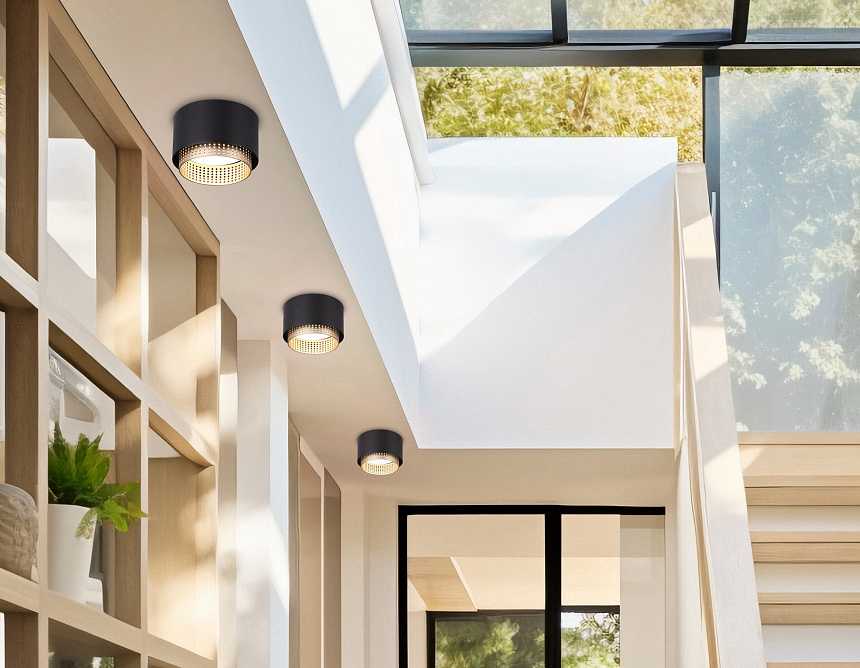 TN71275 BK/GD черный/золото GX53 max 12W D95*62