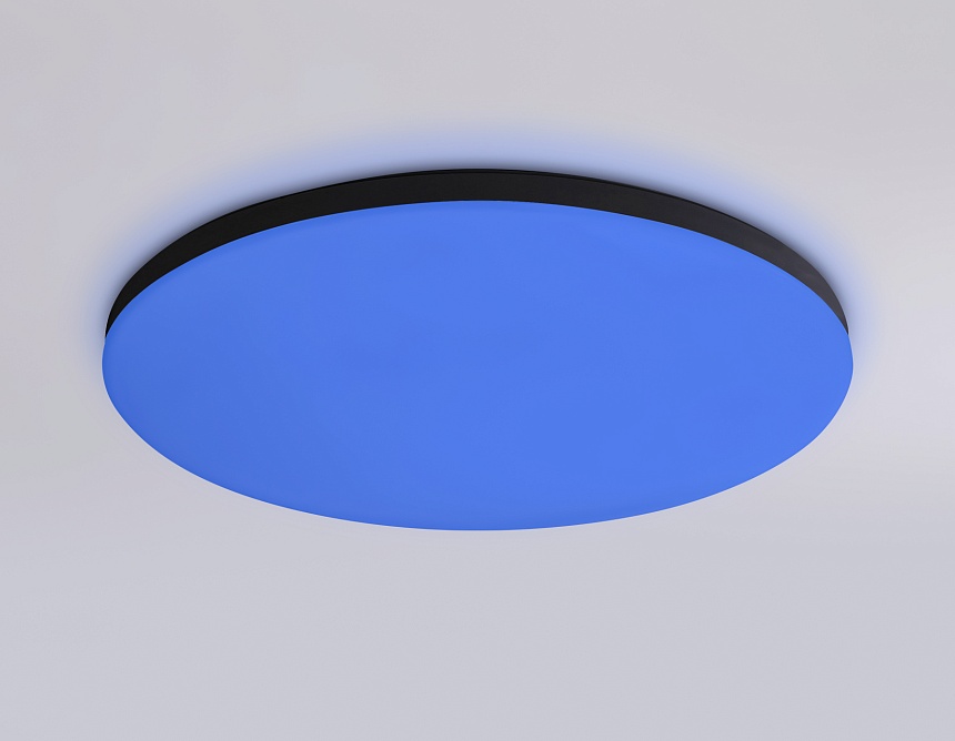 FZ2004 BK черный IP54 20W 3000K-6500K+RGB Wi-Fi Алиса/Tuya/Smart Home/Alexa D300*55 (ПДУ ИК)