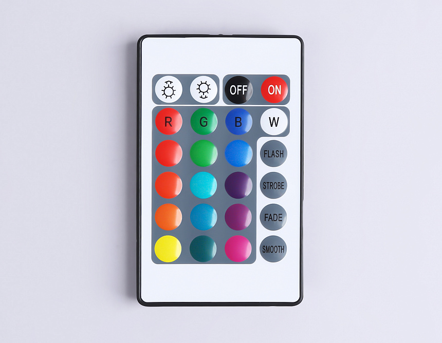 GS11301 контроллер RGB 18A 12V 216W/ 24V 432W (ПДУ Радио 2.4G CR2025)