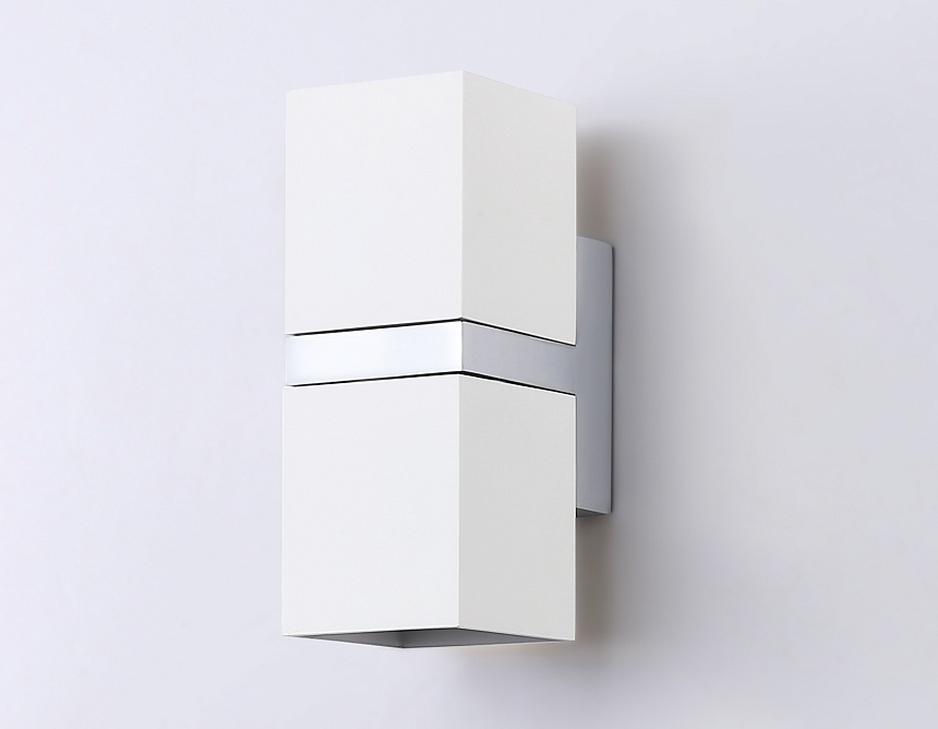 FW245/2 WH/CH белый/хром GU10*2 max 12W 155*61*80 FW245/2 WH/CH белый/хром GU10*2 max 12W 155*61*80