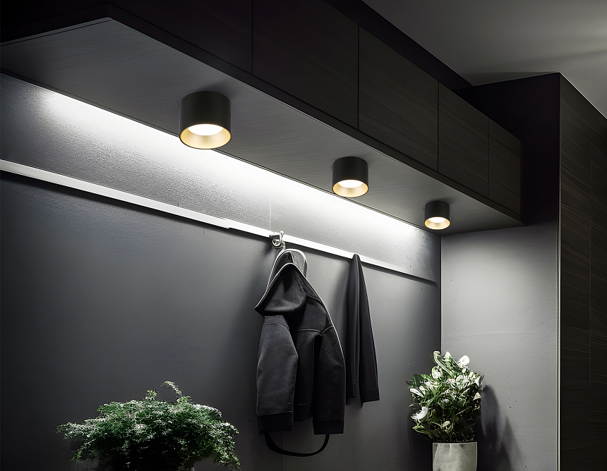 TN52887 SBK/SGD черный песок/золото песок GX53 max 12W D97*70