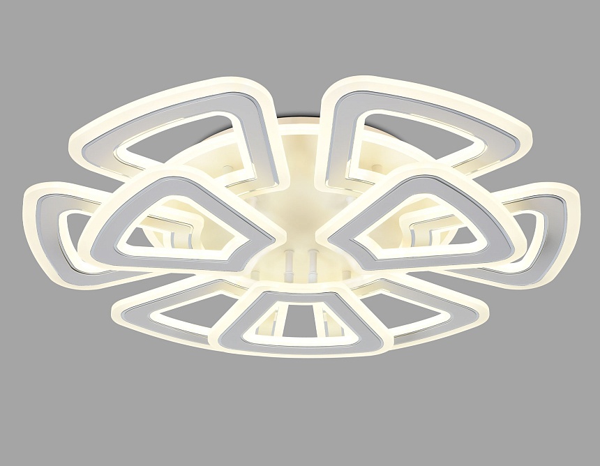 FA8892/6+3 WH/CH белый/хром 210W 3000K/4200K/6400K 650*640*130 (ПДУ РАДИО 2.4G)