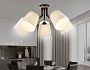 TR4733/5 BK/LWD черный/светлое дерево E27/5 max 40W D610*270