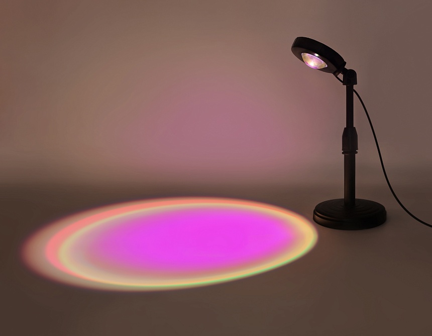 DE8385 BK черный LED RGB 3W (ПДУ RGB)