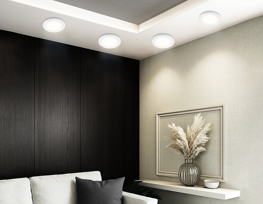 TN6630 WH белый IP44 GX53 D100*60