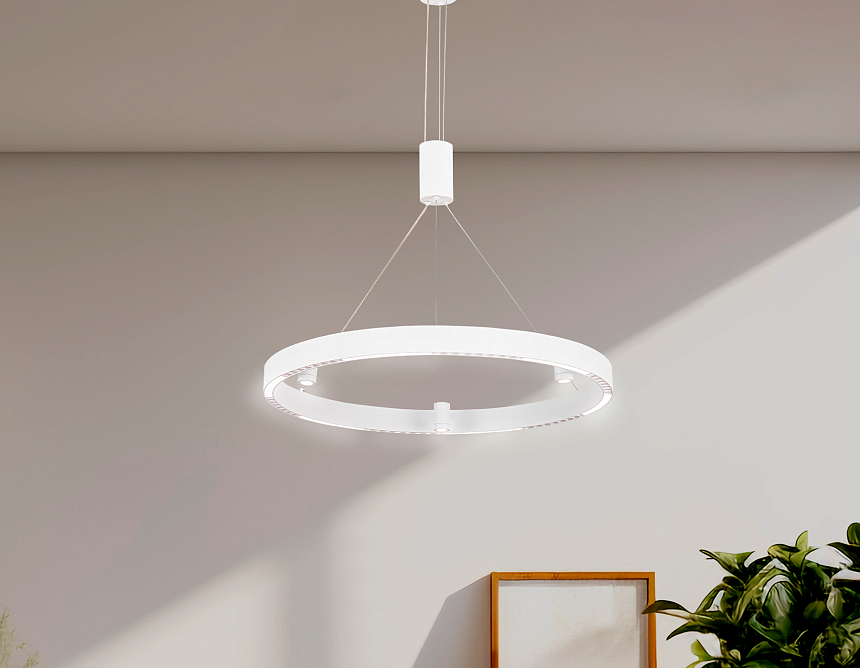 FL5844/1+3 WH белый 40W 3000K/4200K/6400K D600*1200 (без ПДУ)