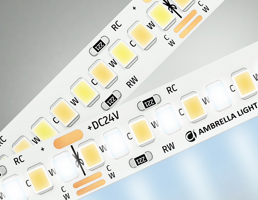 GS4151 2835 240Led/ 18W m/ 24V IP20 CCT 3000-6500K/5000*10*1.2mm (3 конт.) GS4151 2835 240Led/ 18W m/ 24V IP20 CCT 3000-6500K/5000*10*1.2mm (3 конт.)