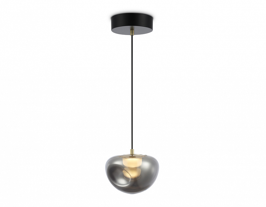 LH12001 BK/GD/SM черный/золото/дымчатый 6W 3000K D180*145