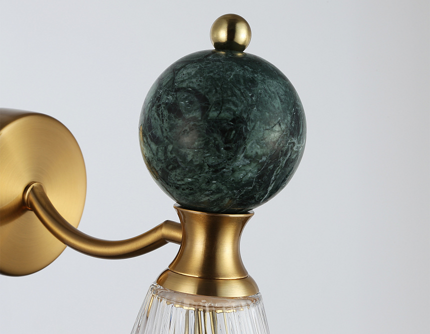 LH53294 BS/CL латунь/прозрачный E14 max 40W 200*125*345